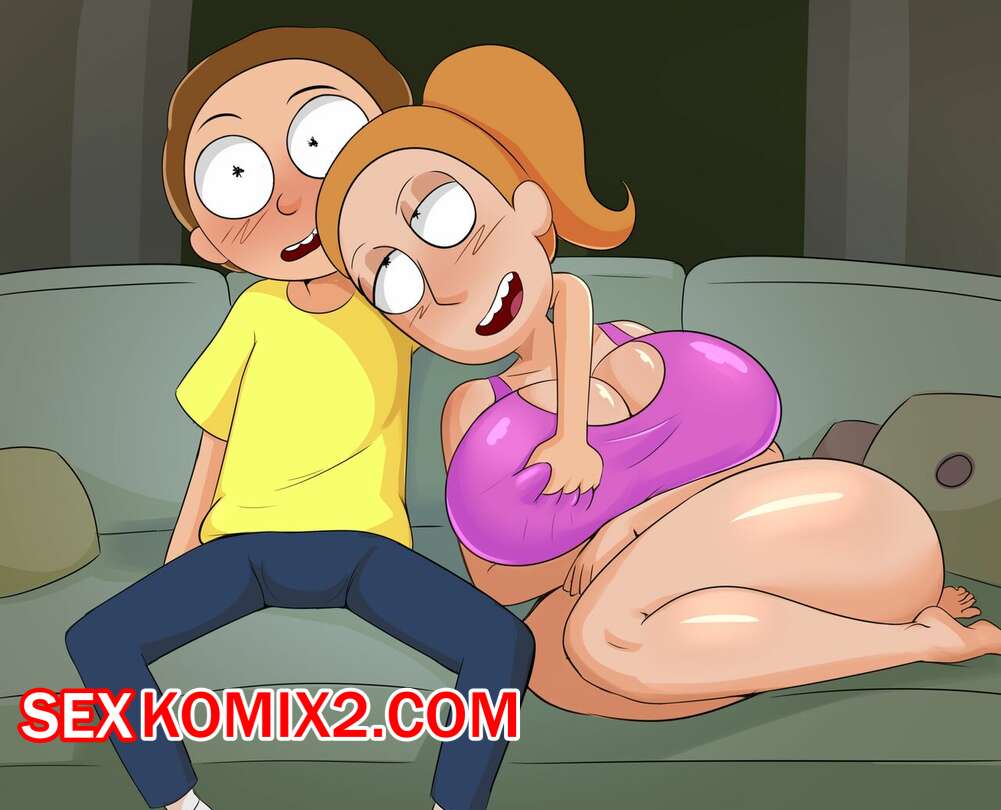 Порно комикс Рик и Морти. Одни дома. Home Alone. Spakka5.