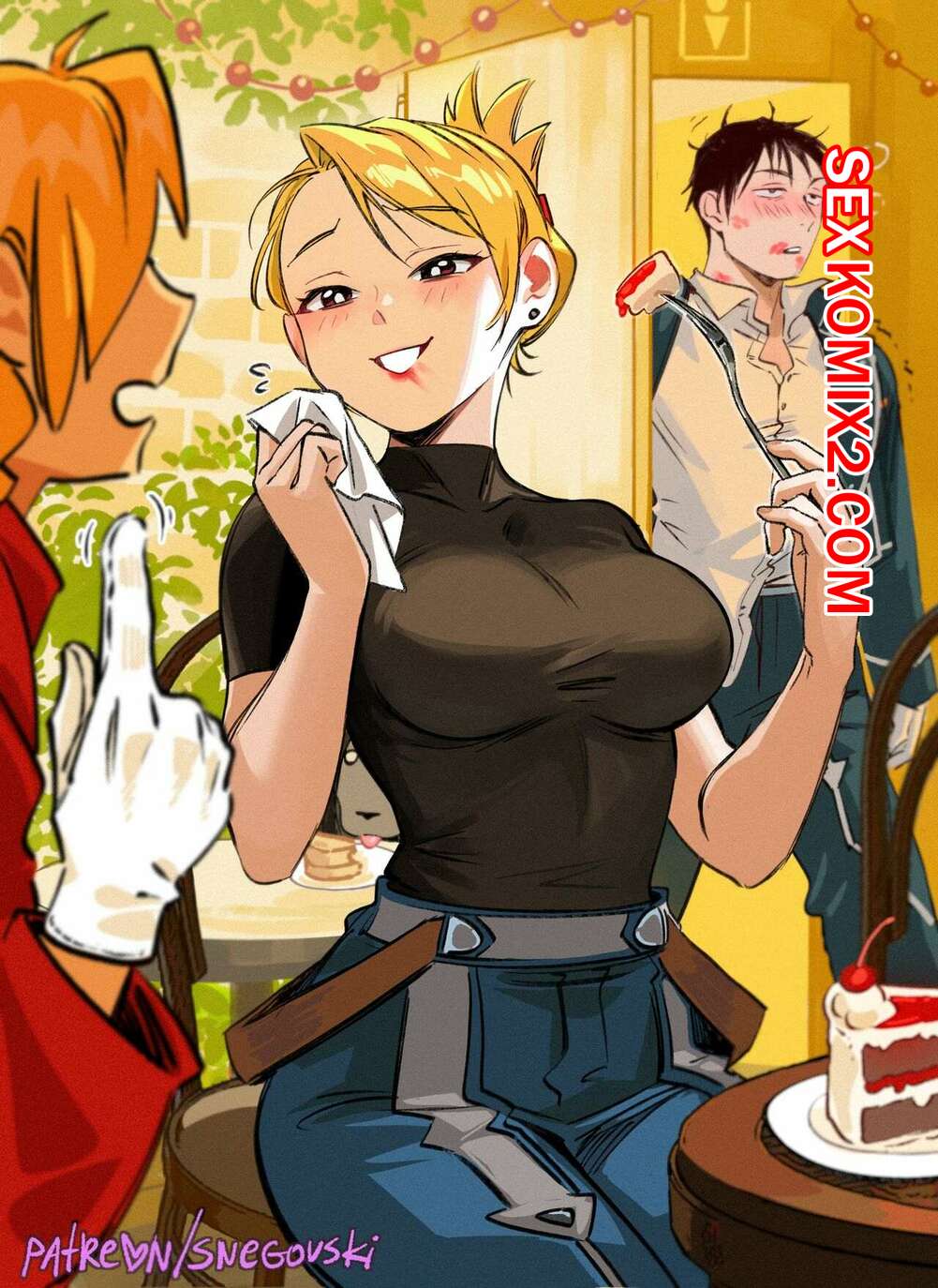Порно комикс Roy Riza Cake. Snegovski