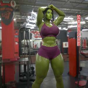 Порно комикс She Hulk. Marvel. IceDev