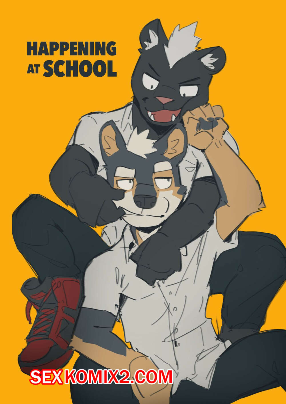 Порно комикс Случай в школе. Happening at School.