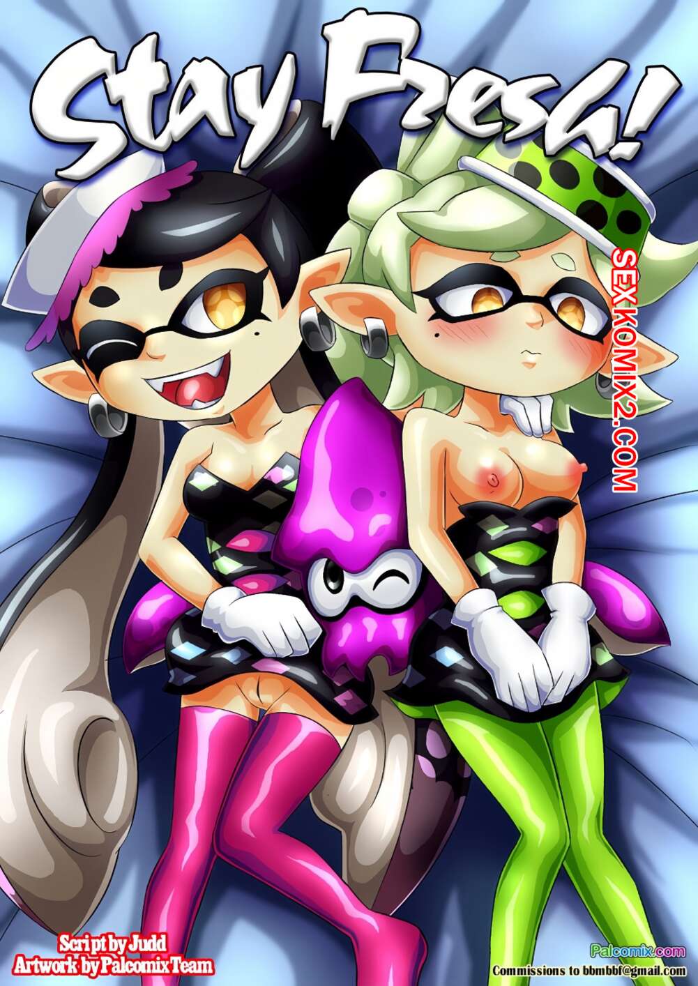 Порно комикс Splatoon. Оставайся свежим. Stay Fresh. Palcomix