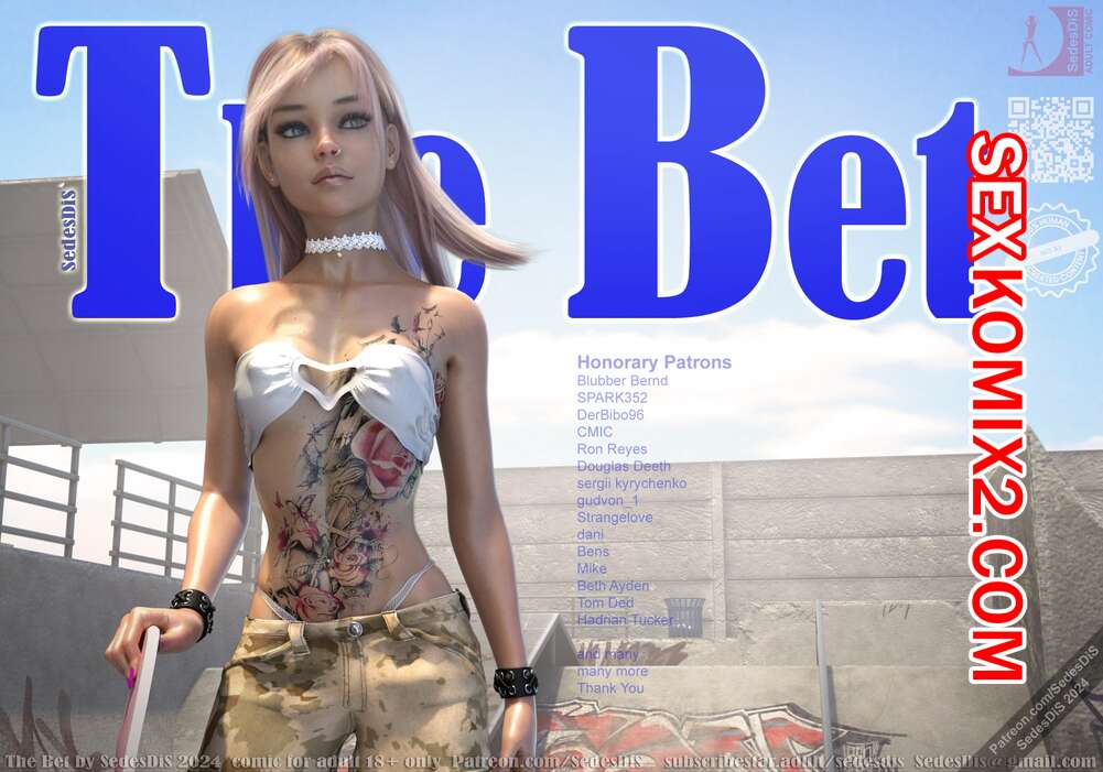 Порно комикс Ставка. The Bet. SedesDiS
