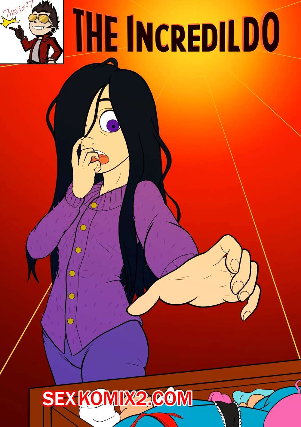 Порно комикс Суперсемейка. Невероятное дилдо. Get Your Free The Incredildo