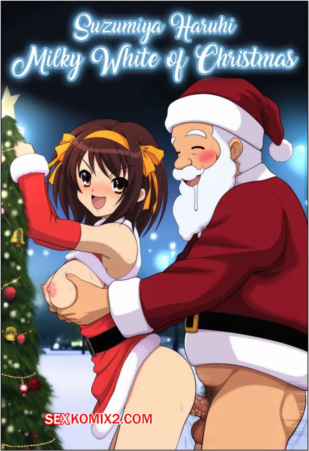 Порно комикс Suzumiya Haruhi And The Milky White Of Christmas