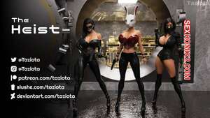 Порно комикс 3D Taziota. Арты. Часть 5. Ограбление