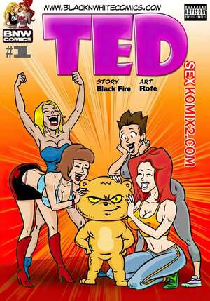 Порно комикс ТЭД. Часть 1. TED. BlackNWhiteComics.