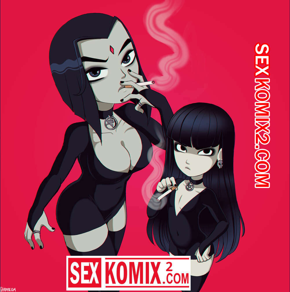 Порно комикс Teen Titans. Нападение на Рэйвен. Shadbase