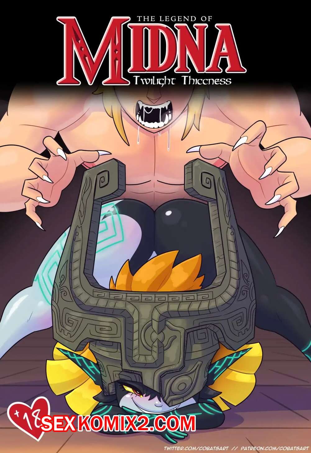 Порно комикс The Legend Of Midna. Сумеречная толщина. Twilight Thiccness. Cobatsart
