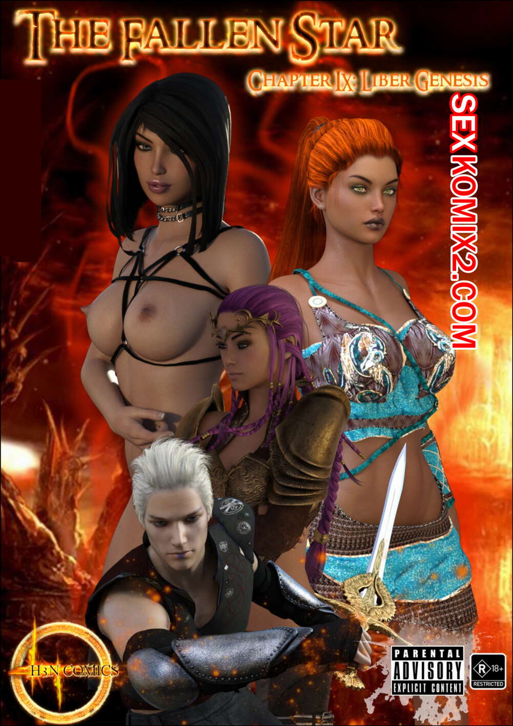 Порно комикс Упавшая звезда. The Fallen Star