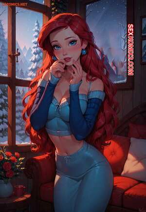 Порно комикс Winter Fun With the Princesses. LowFireStudios