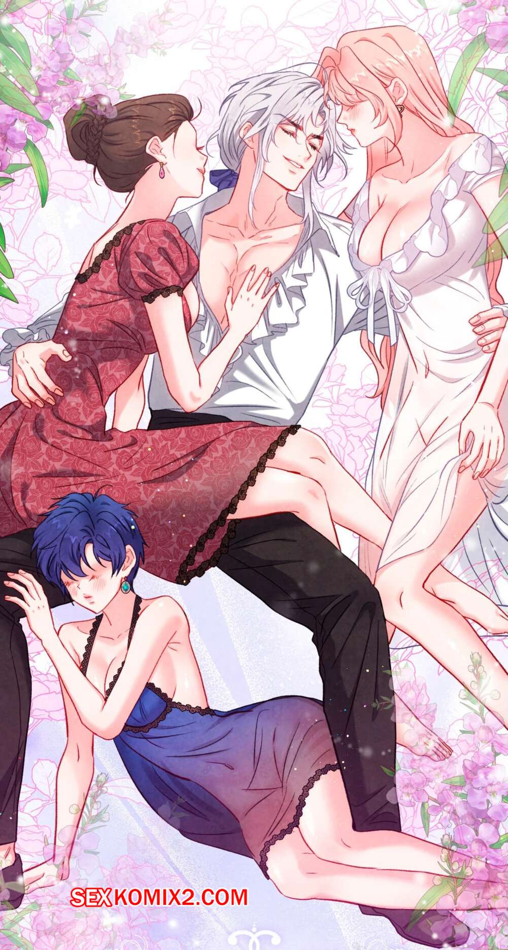 Порно комикс Я оказалась заперта в игре гаремнике. Без цензуры. Часть 19