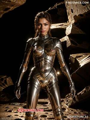 Порно комикс Zendaya. Dune. QuantumAI