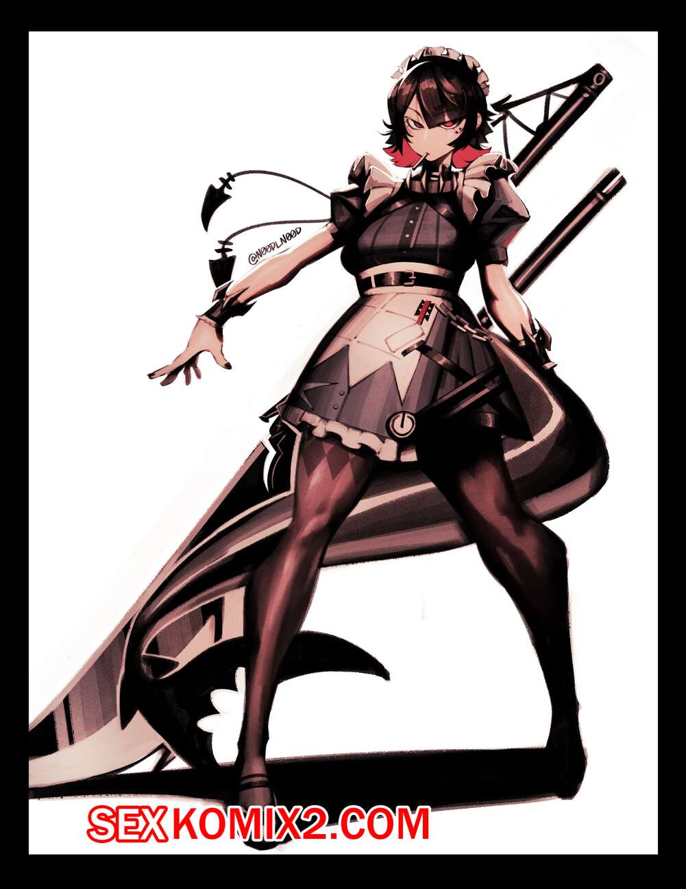 Порно комикс Zenless Zone Zero. Сервис горничной. Maid Service. NoodleNood.