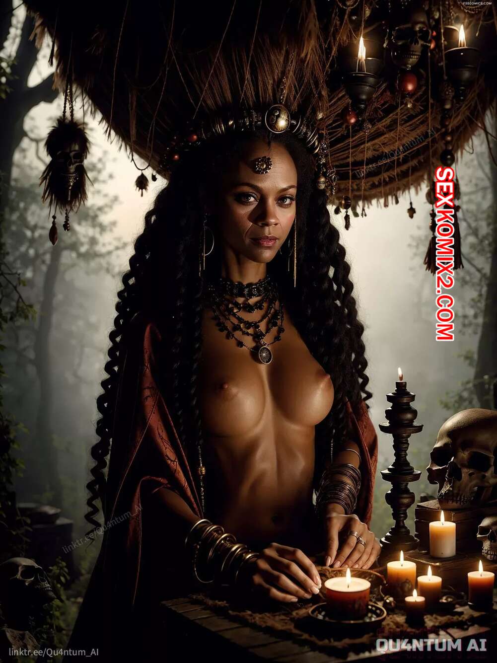 Порно комикс Zoe Saldana. Voodoo Priestess Halloween Horror Dark Magic. QuantumAI